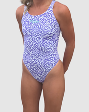 Load image into Gallery viewer, Violet Coral Thick Strap One Piece Women's Swimsuit Salty Johnson AU