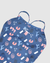 Load image into Gallery viewer, Squiggles Thin Strap One Piece Women's Swimsuit Salty Johnson AU