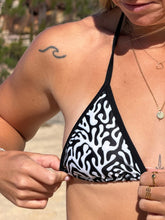 Load image into Gallery viewer, BLACK CORAL – Women's Bikini Set | Sustainable UPF50+ Swimwear Salty Johnson