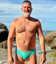 Load image into Gallery viewer, Sustainable Mens Swim Briefs - "Turtle Swim Brief" (Copy) Salty Johnson AU