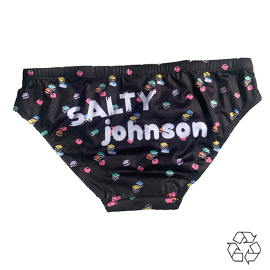 Mens Swimwear- Liquorice All Sorts 2.0 Salty Johnson AU