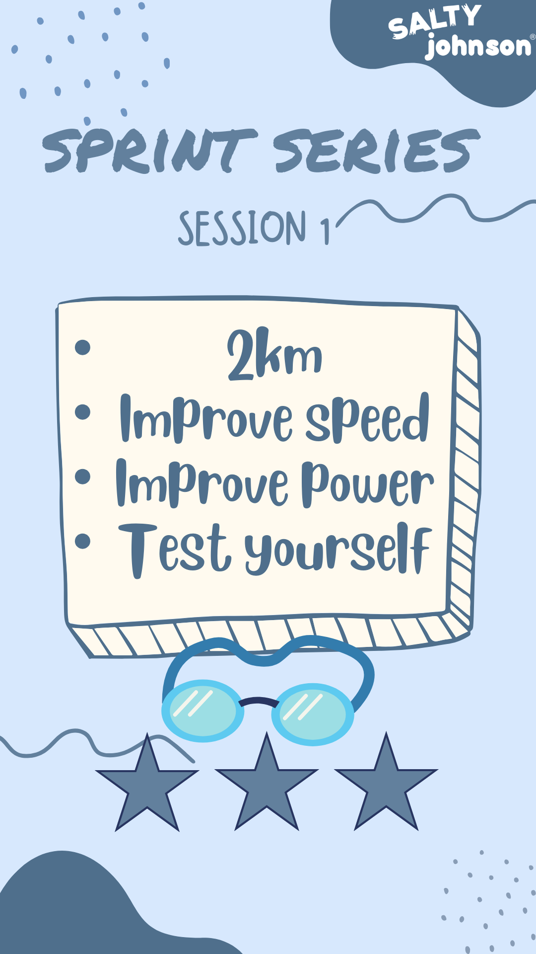 Swim Workouts - Advanced - Sprint Series - Session 1