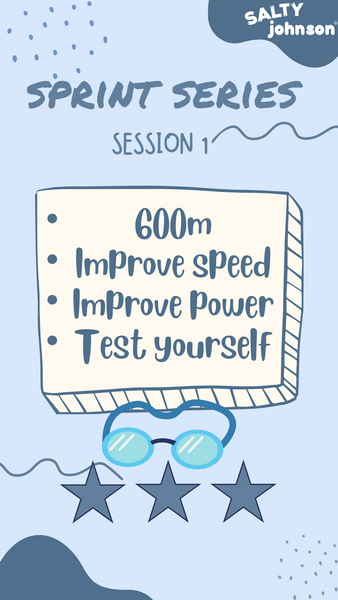 Swim Workouts - Beginner - Sprint Series - Session 1