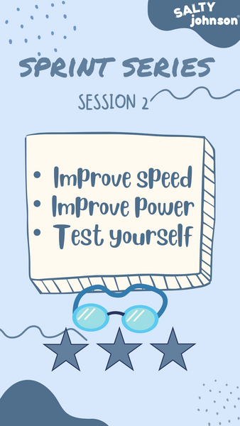 Swim Workouts - Beginner - Sprint Series - Session 1