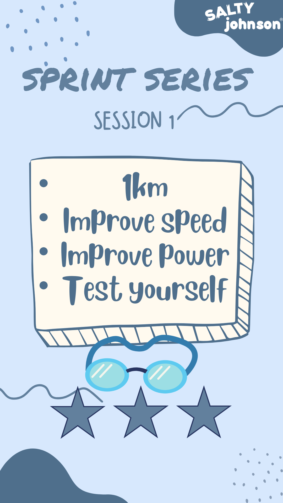 Swim Workouts - Intermediate - Sprint Series - Session 1