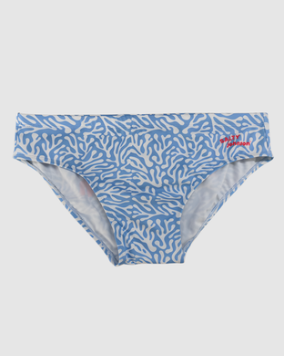 Leaves Men’s Swim Briefs - BLUE CORAL BRIEFS Salty Johnson AU