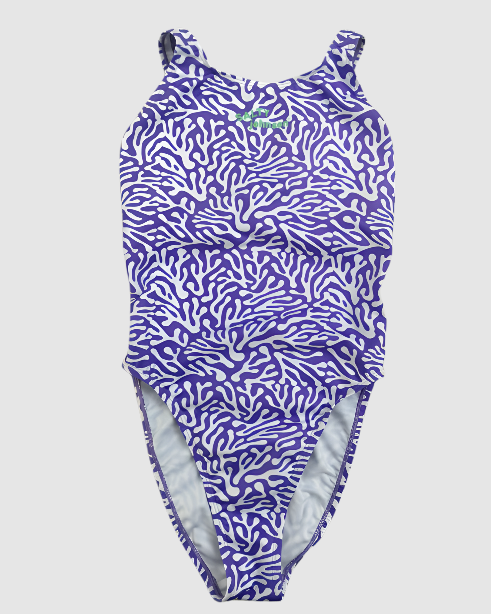Violet Coral Thick Strap One Piece Women's Swimsuit Salty Johnson AU