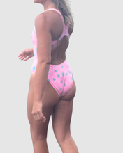 Load image into Gallery viewer, Leaves Thick Strap One Piece Women&#39;s Swimsuit Salty Johnson AU
