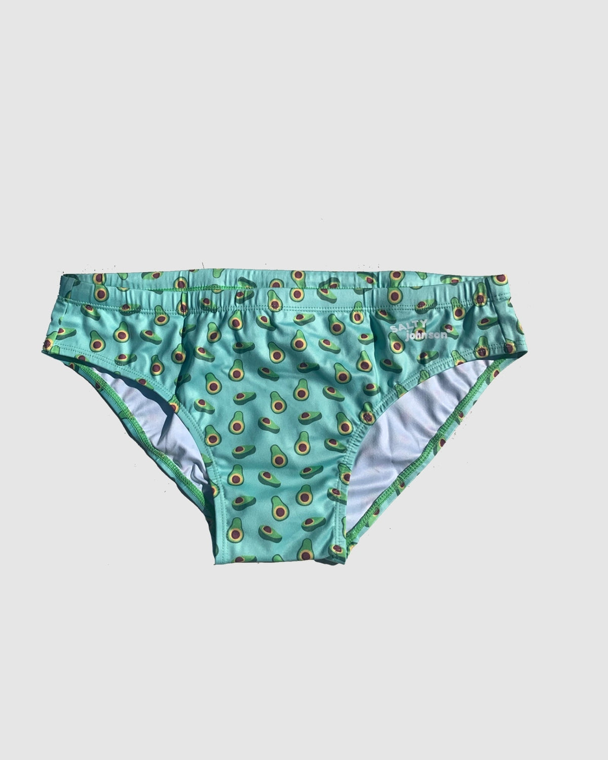 SMASHED AVO – Men's Swim Briefs | Sustainable UPF50+ Swimwear Salty Johnson
