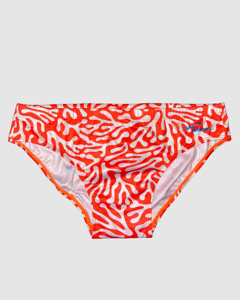 CORAL – Men's Swim Briefs | Sustainable UPF50+ Swimwear Salty Johnson