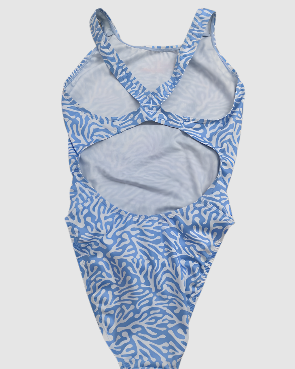 Blue Coral womens one-piece swimsuit designed in Bondi Beach, Salty Johnson