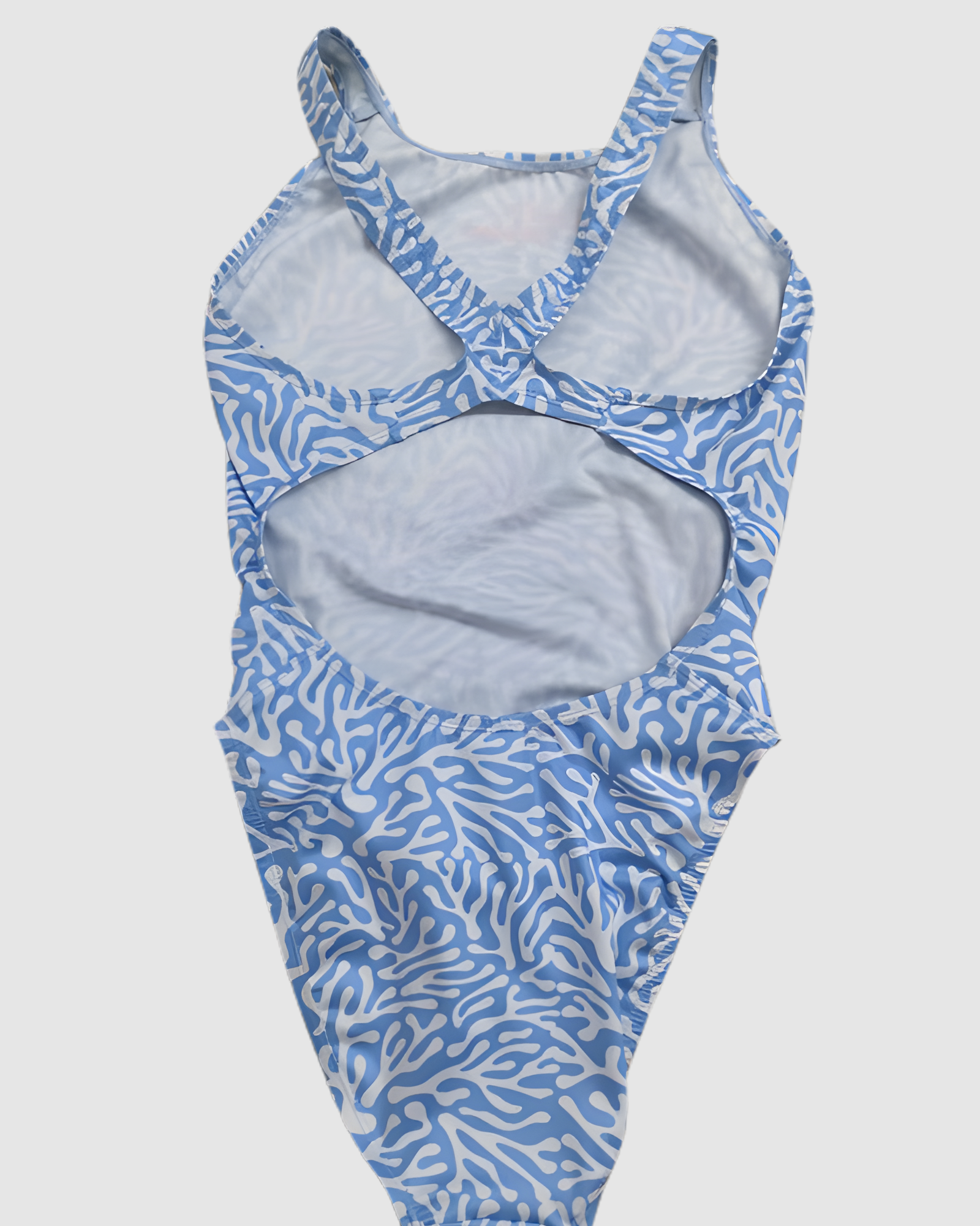 Blue Coral womens one-piece swimsuit designed in Bondi Beach, Salty Johnson