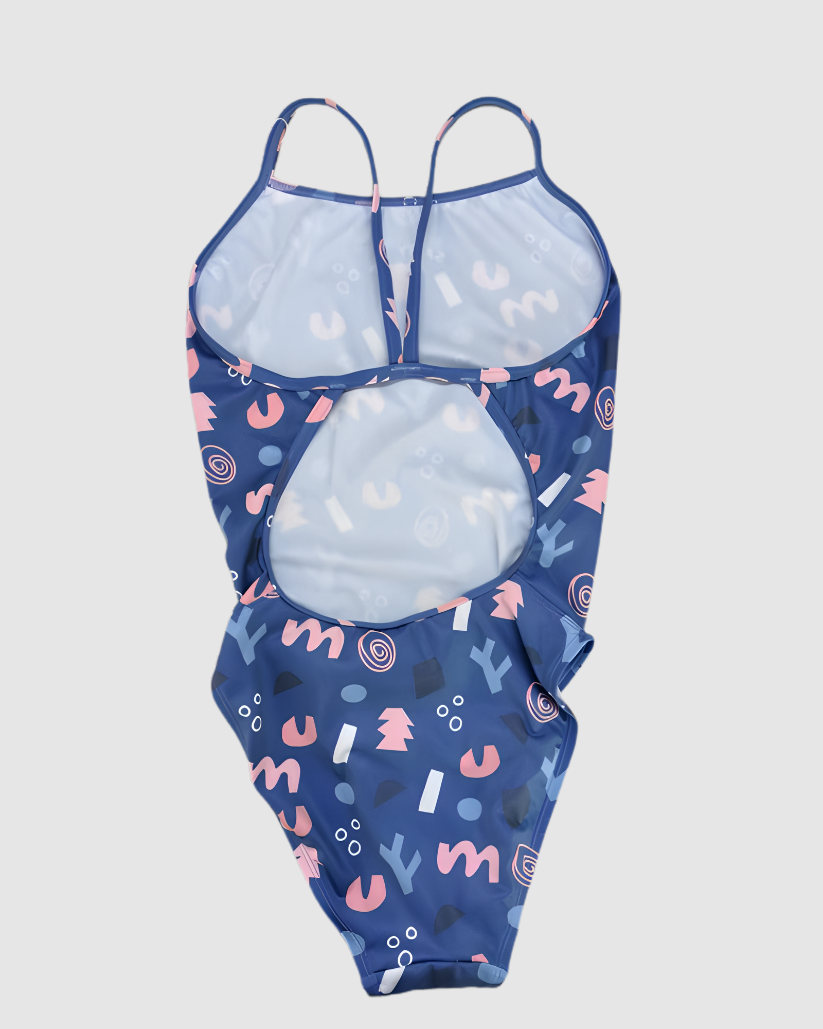 Squiggles Thin Strap One Piece Women's Swimsuit Salty Johnson AU