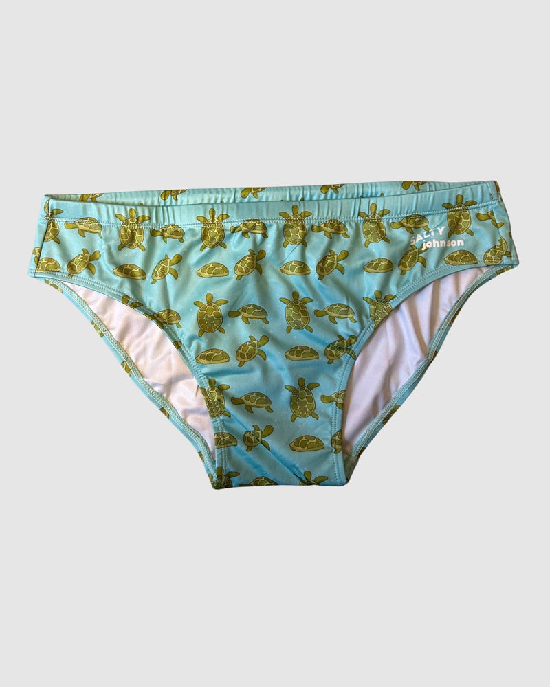 TURTLES – Men's Swim Briefs | Sustainable UPF50+ Swimwear Salty Johnson