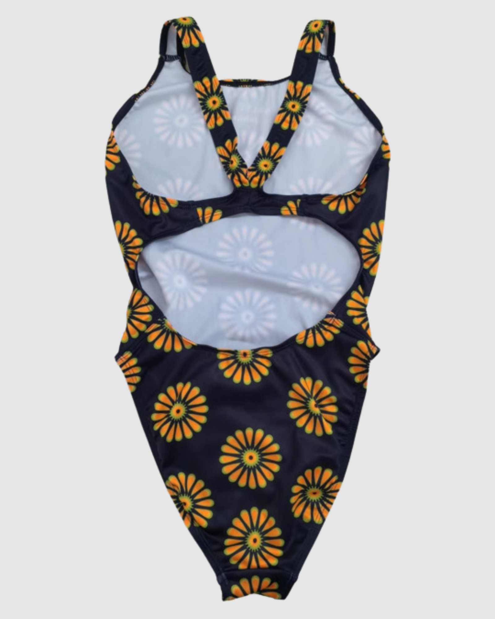 Retro Bloom Thick Strap One Piece Women's Swimsuit Salty Johnson AU