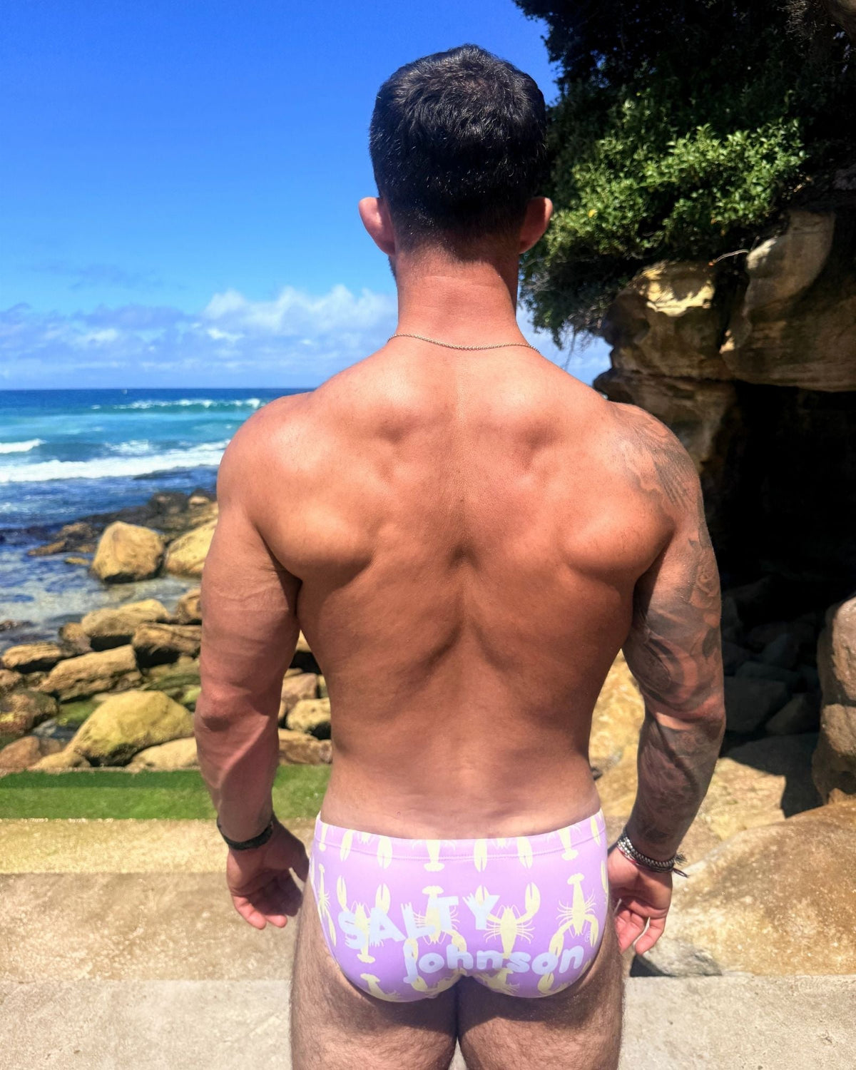 YABBIES – Men's Swim Briefs | Sustainable UPF50+ Swimwear Salty Johnson