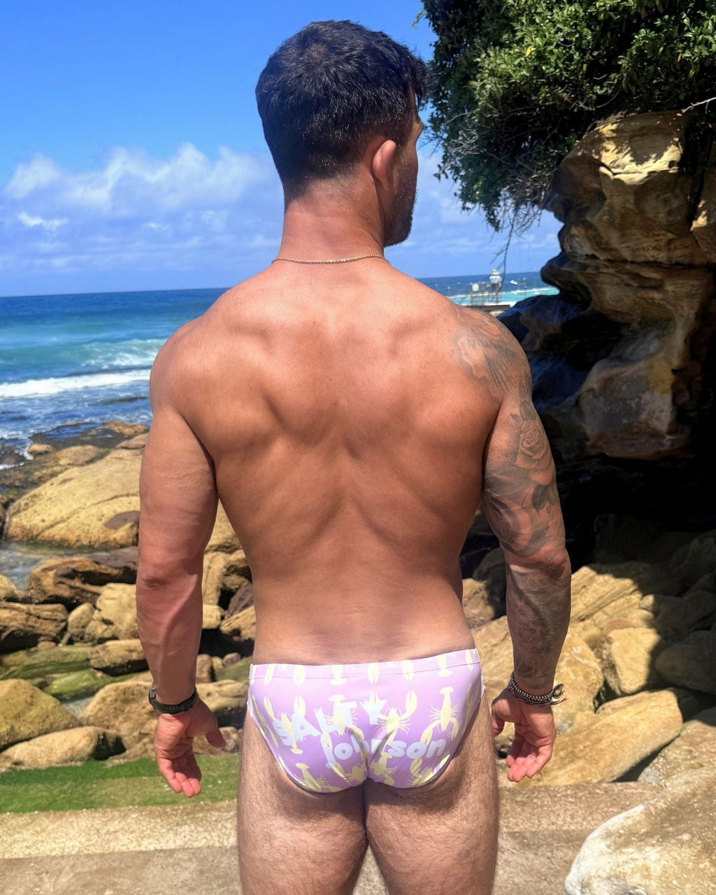 YABBIES – Men's Swim Briefs | Sustainable UPF50+ Swimwear Salty Johnson