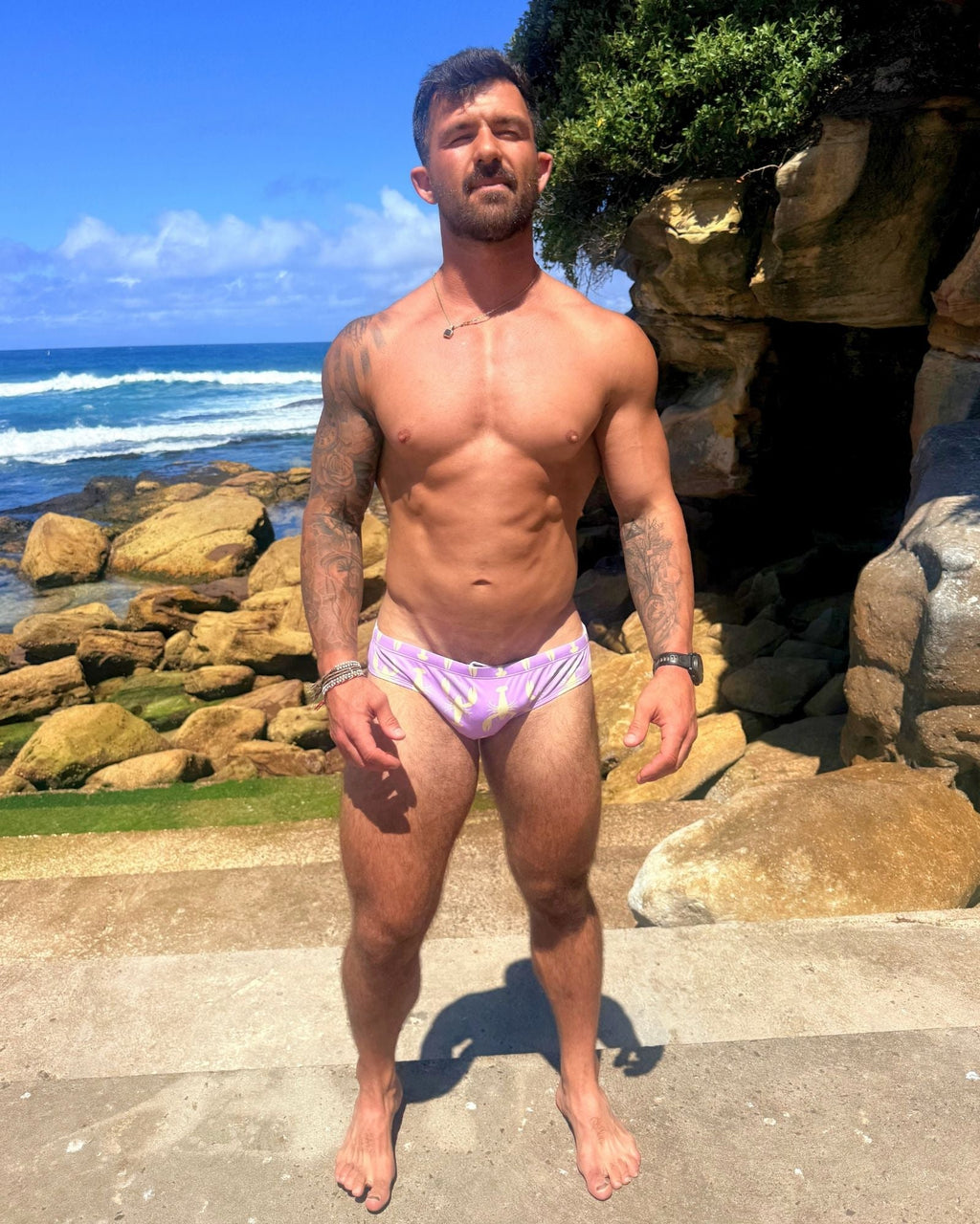 YABBIES – Men's Swim Briefs | Sustainable UPF50+ Swimwear Salty Johnson