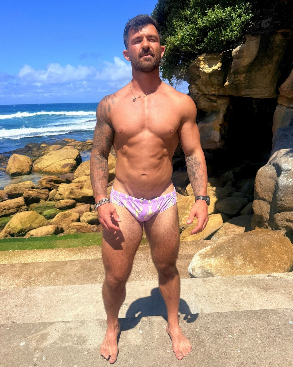 YABBIES – Men's Swim Briefs | Sustainable UPF50+ Swimwear Salty Johnson