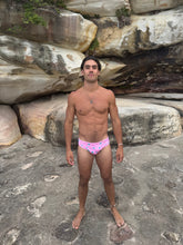 Load image into Gallery viewer, Leaves Men’s Swim Briefs - BLUE CORAL BRIEFS Salty Johnson AU
