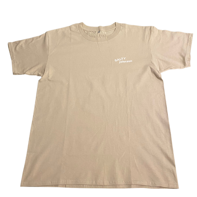 Salty TEE - Tan Salty Johnson