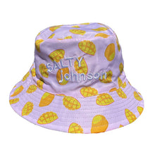 Load image into Gallery viewer, Mango Magic reversible  Bucket Hat Salty Johnson AU
